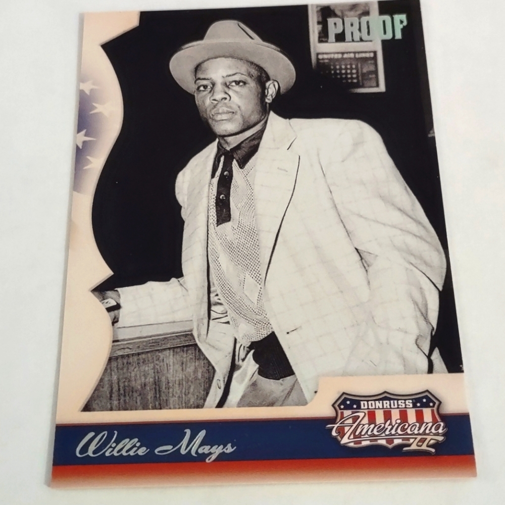 REDUCED!!Willie Mays "PROOF" Card